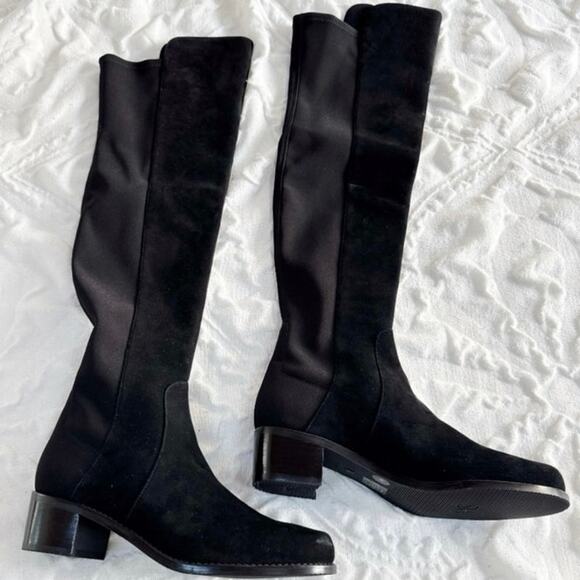 Stuart Weitzman Reserve Bold Suede Over-The-Knee Boots 8.5 New - Picture 4 of 8